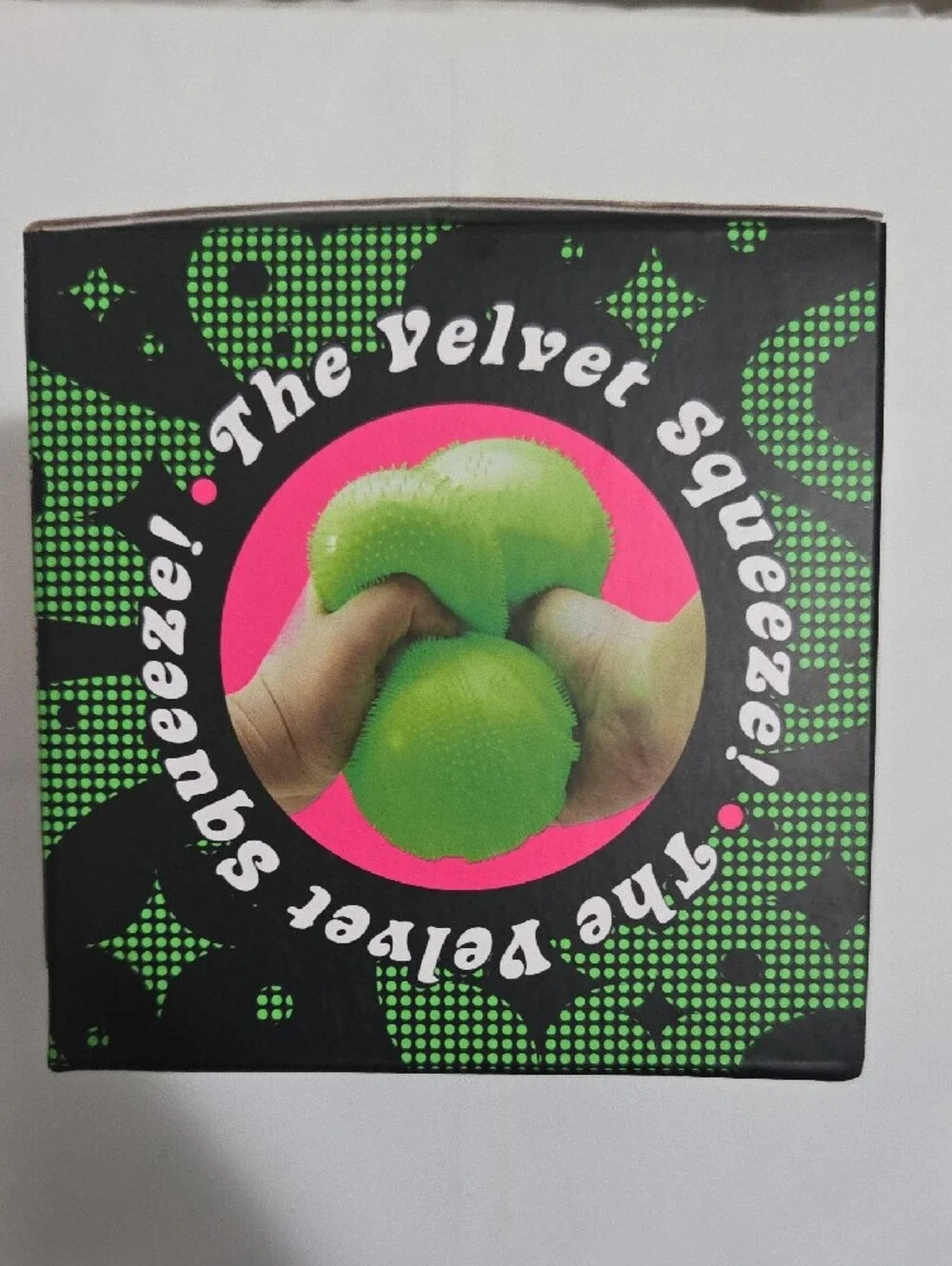 Needoh Super Fuzz Ball - Green Squish Ball-Authentic